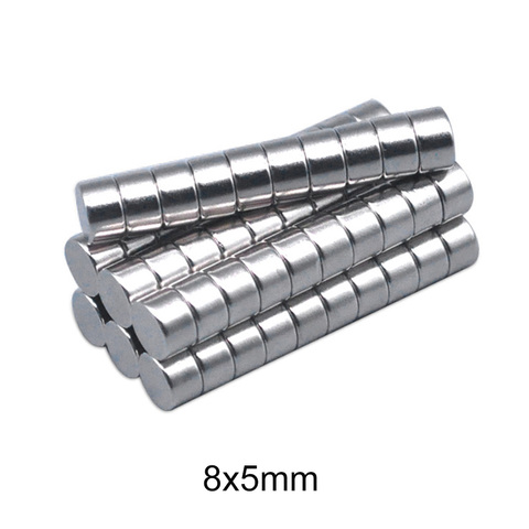 10~250PCS 8x5 mm Small Round Magnet disc 8mm*5mm Neodymium Magnet Dia 8x5mm Permanent NdFeB Strong Powerful Magnet 8*5 mm N35 ► Photo 1/6