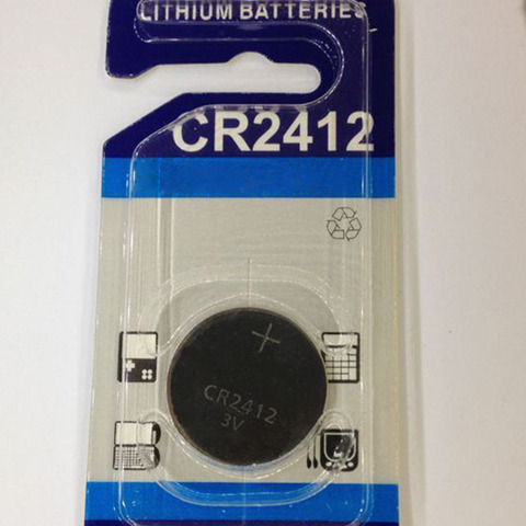 1PCS/LOT   CR2412 2412 coin cell 3V lithium battery for car key and so on   new  original ► Photo 1/2