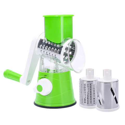 Manual Vegetable Cutter Slicer Multifunctional Round Mandoline Slicer Potato Cheese Kitchen Gadgets Kitchen Accessories ► Photo 1/4