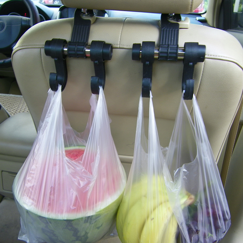 180 Degree Swivel Car Seat Back Hook Multi-functional Metal Auto Car Seat Headrest Hanger Bag Hook Holder for Bag Purse Bracket ► Photo 1/6