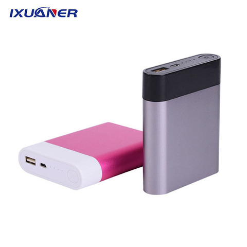 4x18650 PowerBank Case Battery Box Welding-free Charger Box Diy Aluminum Alloy Charging Treasure Shell for IPhone Smartphone ► Photo 1/6