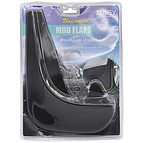 Universal Retail Mudflaps Mud Flaps Flap Splash Guards Mudguards Car Van SUV Sedan Hatch Wheel Fender Front Rear ► Photo 1/6