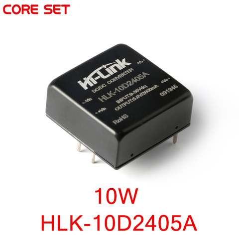 HLK-10D2405A dc power supply module 24VDC 5V 10WDC DC DC voltage stabilizing 4:1 wide voltage input power supply module ► Photo 1/3