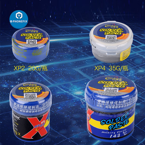 Mechanic Solder Paste XP 148 Degree Sn63/Pb37 Soldering Paste Lead-free Low Tin Cream for iPhone X/XR/XS/MAX Motherboard Solder ► Photo 1/6