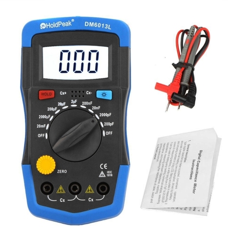 Handheld Digital Capacitance Meter Capacitor Tester Capacimeter Electronic Auto ► Photo 1/5