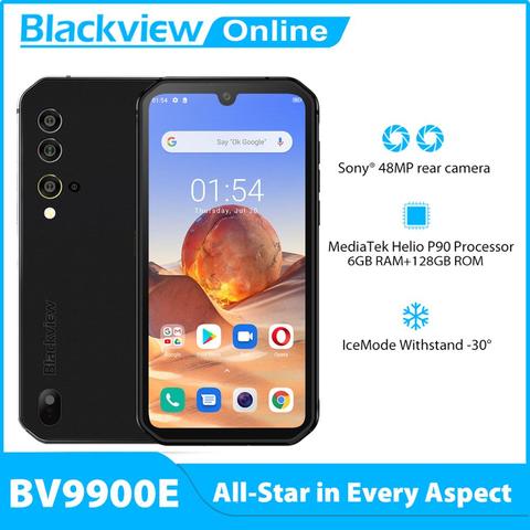 Blackview BV9900E Android 10 Rugged Mobile Phone Helio P90 6GB+128GB Cellphone 4380mAh 48MP Camera NFC Waterproof Smartphone ► Photo 1/6