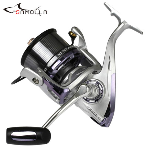 2022 Long Shot Spinning Fishing Reel 12+1BB High Speed 4.7:1 31KG Max Drag Saltwater Trolling Surf Metal Spoon Moulinet Peche  ► Photo 1/6