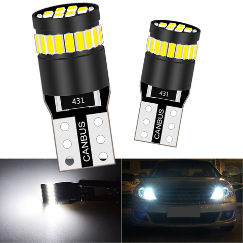 2x Error Free T10 W5W LED Head Marker Parking Lights For Mercedes Benz W210 W211 W212 W124 W205 W204 W177 S GLA GLK C E Class ► Photo 1/6