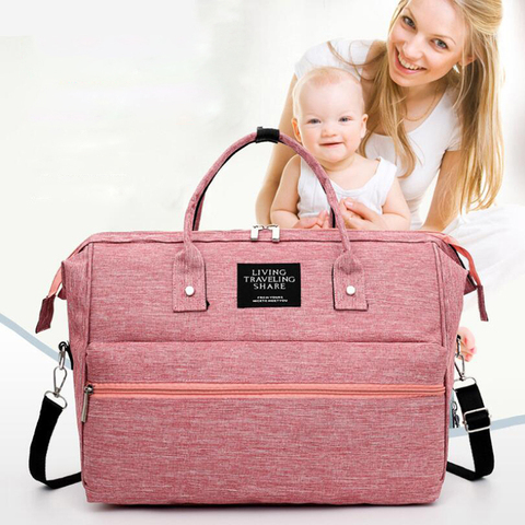 Large Capacity Diaper Bag Waterproof Casual Laptop Bag Milk Bottle Bag Baby Nappy Bag Mummy Daddy Backpack ► Photo 1/6