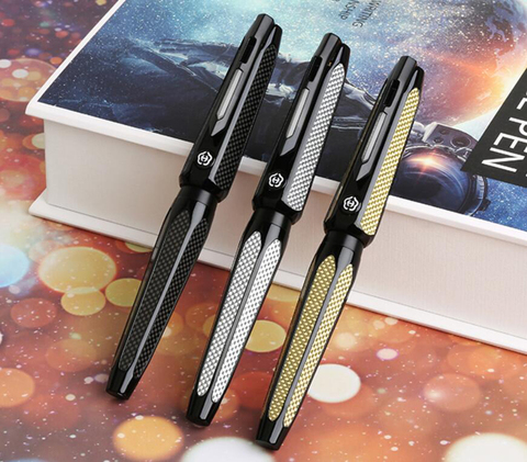 HERO H712 SPACE 10K Gold Fountain Pen with Rollerball Pen Refill Two-head F&M Nib Collected Gift Pen & Box for Business Office ► Photo 1/6