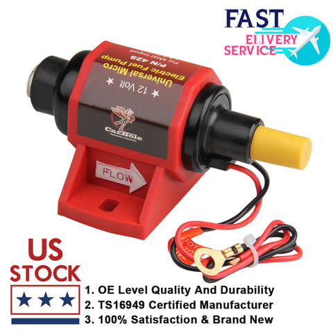 CarBole 42S Universal Low Pressure External Electric Fuel Pump Petrol Gasoline 2-3.5 PSI For Ford VW ► Photo 1/6