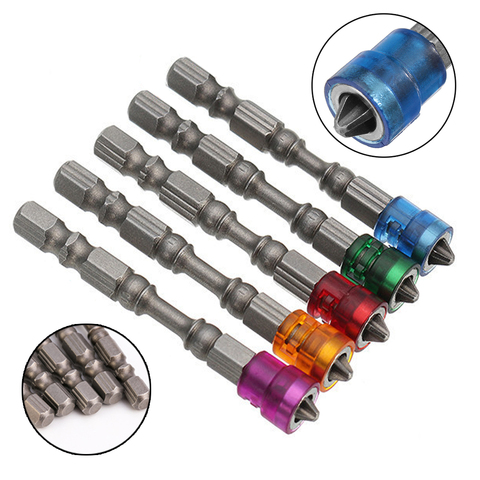 Hige quality single head Magnetic Screwdriver Bit Anti-Slip Hex Electric Screw Driver Set For Power Tools ► Photo 1/6