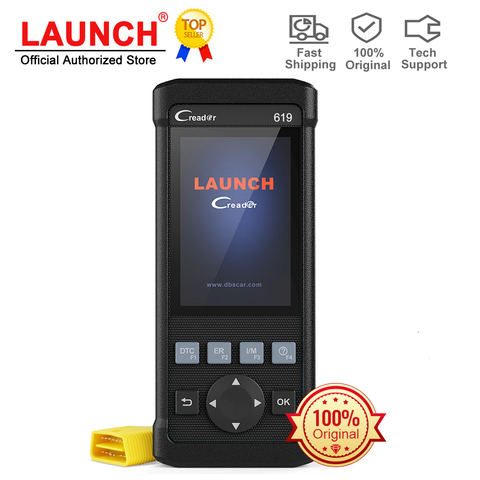 Launch CR619 OBD2 Scanner ABS Airbag Engine Analyzer Auto Car Diagnostic Tool OBD 2 Code Reader Automotive Scanner Profession ► Photo 1/6