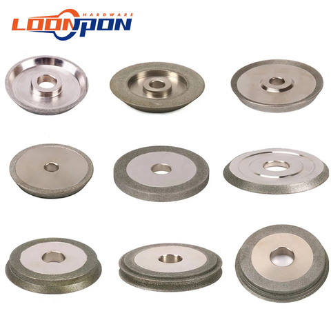 78mm 3 inch Diamond Grinding Wheel Electroplate Grinding Circle 150Grit  Grinder for Carbide Metal Tungsten Steel Milling Cutter ► Photo 1/6