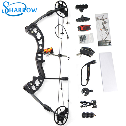 1Set 30-70lbs Compound Bow Professional Hunting Bow Adjustable Draw Weight For Archery Camping Fishting for Powerful Shooting ► Photo 1/6