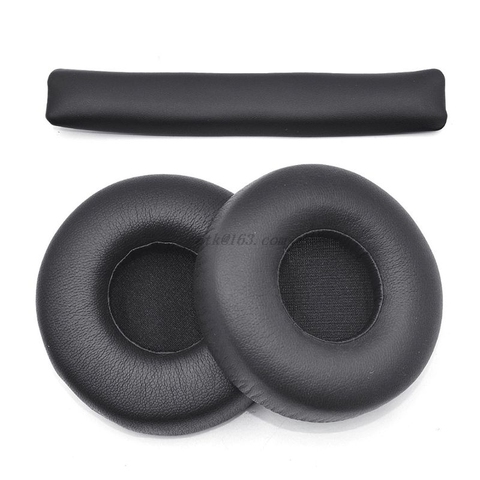 Leather Ear Pads Cushion Cover Earpads Replacement Elastic Headband Beam for JBL Synchros E40BT E40 Headset Headphones ► Photo 1/6