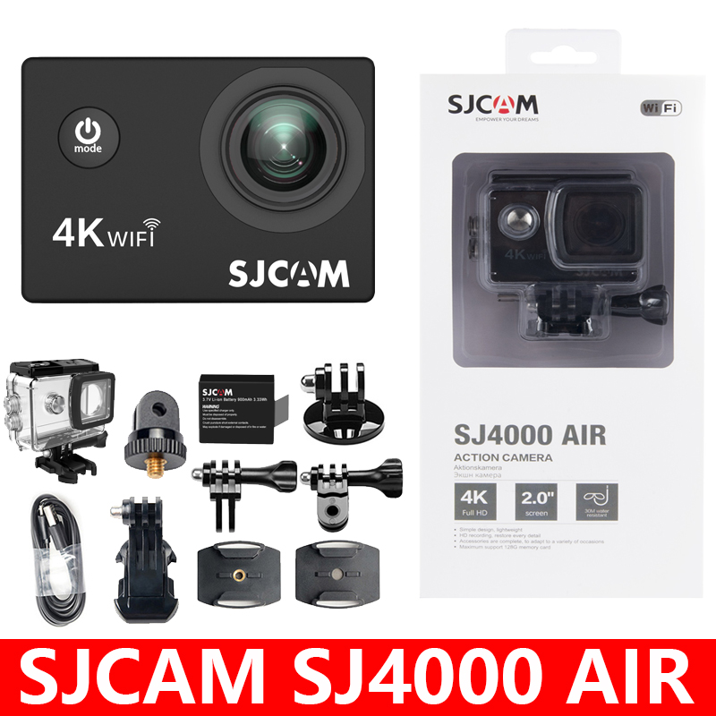 Price & Review on Original SJCAM SJ4000 Action Camera Full HD Allwinner 4K 30FPS WIFI 2.0" Screen Helmet Waterproof Sports DV Camera | AliExpress Seller - SJCAM Official Store