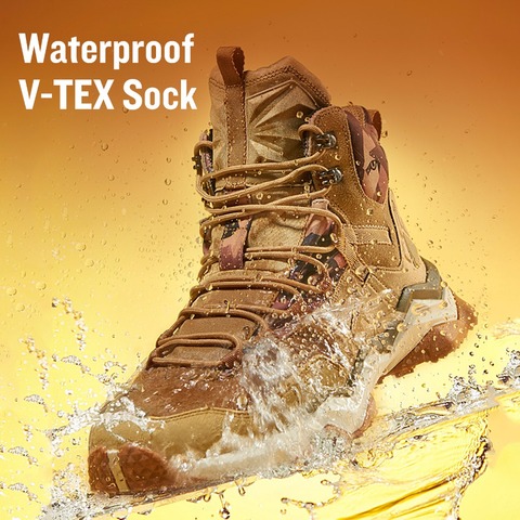 Rax Hiking Shoes Men Waterproof Winter Outdoor Mountain Boot Men hunting Lightweight Walking Shoes Men Anti-slip Trekking Boot ► Photo 1/6