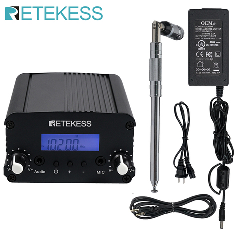 Retekess TR509 Wireless FM Broadcast Transmitter Stereo Radio Station Campus Amplifier Dual Mode For Drive-in Church Worship ► Photo 1/6
