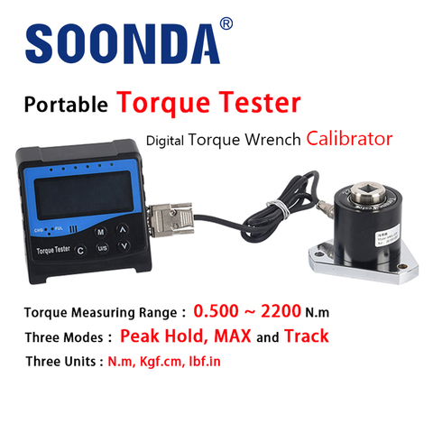 Auto Portable Torque Tester Calibrate Torque Sensor Test Torque Transmission Power System Tightening Bolts Torque and Fasteners ► Photo 1/6