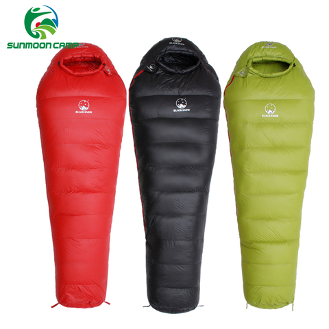 Winter Ultralight Thermal Adult Mummy 95% White Goose Down Sleeping Bag Sack W/ Compression Pack For Backpacking Camping Hiking ► Photo 1/6