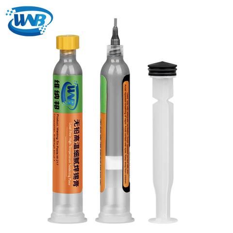WNB 10cc Syringe Liquid Flux Soldering Paste Lead-Free Welding High Temperature 217℃ Melting Point Tin Solder Paste Repair Tools ► Photo 1/6
