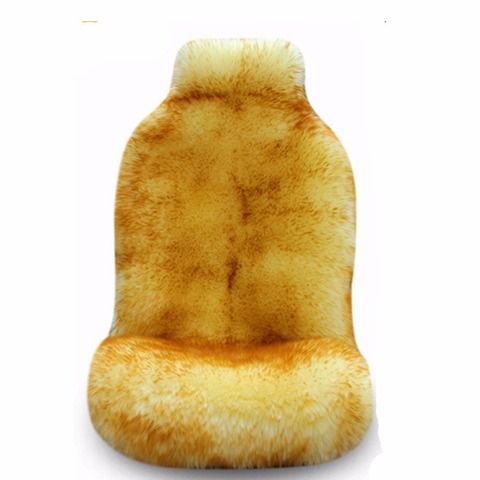 100% Real Whole Sheepskin Car Seat Cover, Super Warm Fur Car Seat Cushion, Wholesale Promotion High Quality Wool seat covers ► Photo 1/6