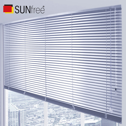 Sunfree C / S type slat Aluminum blinds Moisture proof waterproof  25mm Venetian blinds for office /bathroom ► Photo 1/6