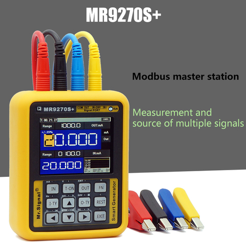 MR9270S+,4-20MA Signal Generator Calibrate Current Voltage PT100 Thermocouple Pressure Transmitter Logger PID Frequency ► Photo 1/5