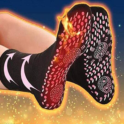 Tourmaline Self Heating Heated Socks For Women men, Help Warm Cold Feet Comfort Health Heated Socks Magnetic Therapy Comfortable ► Photo 1/6