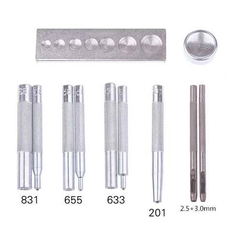 Buy Set Snap Rivet Setting Tool 831 633 655 201 Hole Punch Metal