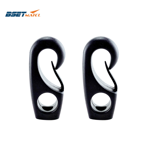 2PCS Sailing Clips Accessories Marine Kayak Canoe Tie Down Shock Line Plastic Bungee Hook Rafting Loop Buckle Water Sports ► Photo 1/6