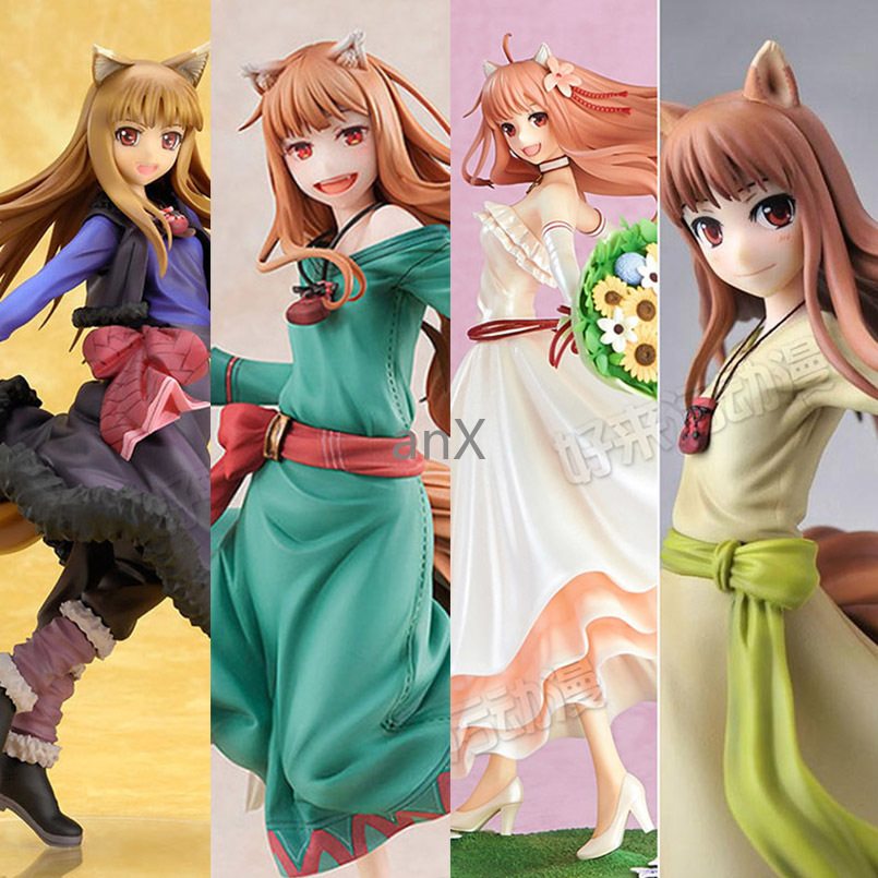 1.8 Scale PVC Boxed Toy Girl 20cm Spice and Wolf Toys Holo 10th Anniversary Ver 