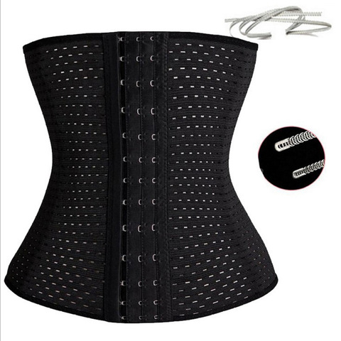 COLORIENTED Women Waist Cinchers Ladies Corset Shaper Band  Body Building Front Buckle Three Breasted Dropship Support ► Photo 1/5