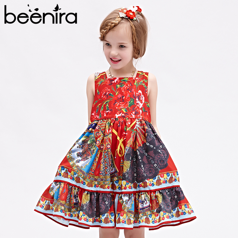 add to peace Historian Beenira Girl Princess Party Dress European and American Style 2020 Brand  Red Floral Printed Kids Dress for Girls Clothes 4-14Y - Price history &  Review | AliExpress Seller - C Jenny | Alitools.io
