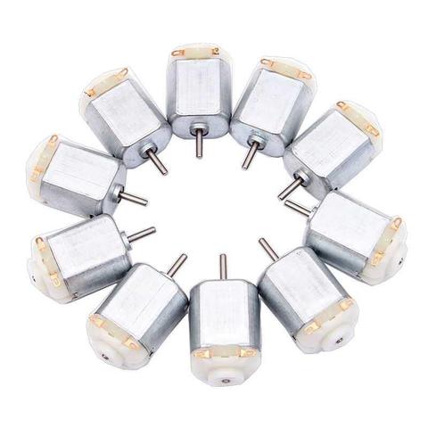 10Pcs 130 Micro DC Motor 3V-6V 8000RPM Miniature Electric motor four-wheel motor small DIY Toys Hobbies Smart Car ► Photo 1/6