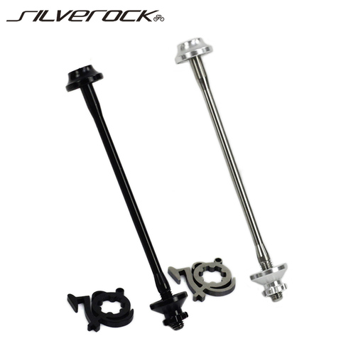 Titanium front Skewers Quick Release for brompton 3sixty BMX Bike Hex 74mm Bicycle Slow Release QR Skewer ► Photo 1/5