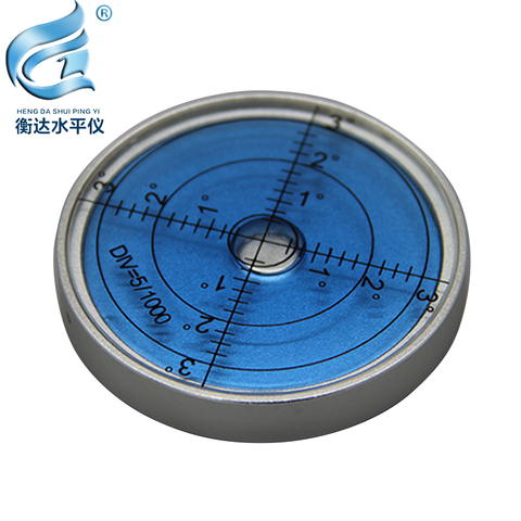 magnetic spirit levelmetal horizontal bubble high precision level bubble round levelmagnetic spirit 60*10mm ► Photo 1/6