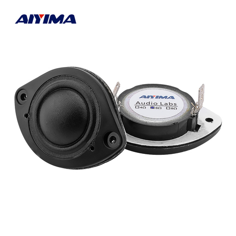 AIYIMA 2Pcs Tweeter Audio Mini Car Speaker Horn 6 Ohm 20W Treble Sound Speaker Units Silk Membrane DIY Home Theater Loudspeaker ► Photo 1/6