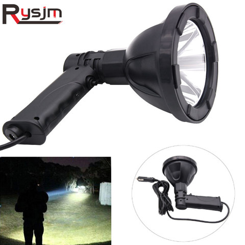 12V/24V high power handheld light hunting Lamp searchlight LED 100W outdoor fishing Camping torch lawn lamps Vehicle lights ► Photo 1/6