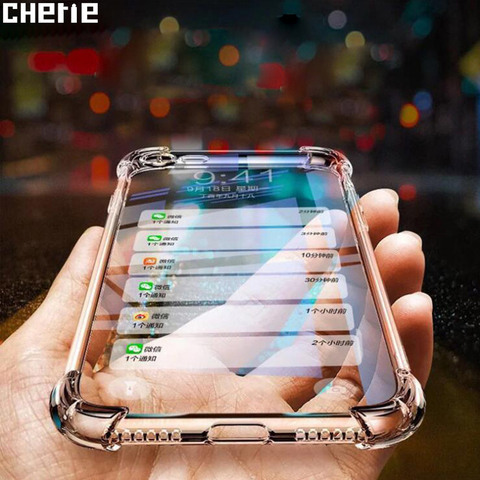 Transparent Shockproof Case For Xiaomi Redmi Note 5 6 Pro 4 4X 4A 5A Prime 5 Plus 6A S2 Y2 Cover Fundas Soft Silicone TPU Case ► Photo 1/6