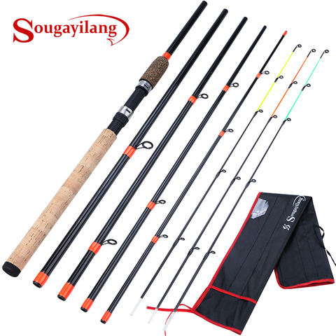 Sougayilang High Quality Cork Handle Feeder Spinning Fishing Rod 3.0M L M H Power Travel Rod De Pesca Carp Feeder Pole ► Photo 1/6