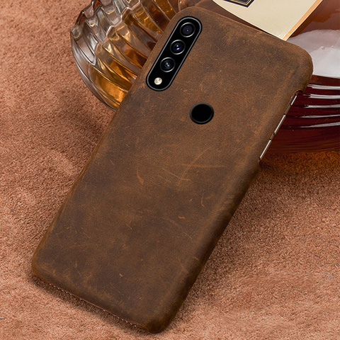 Genuine PULL-UP Leather Case for Honor 9X 8X 10i 10 20 Pro Retro Cover For Huawei mate 20 P20 P40 Pro P30 Lite Y6 P SMART 2022 ► Photo 1/6