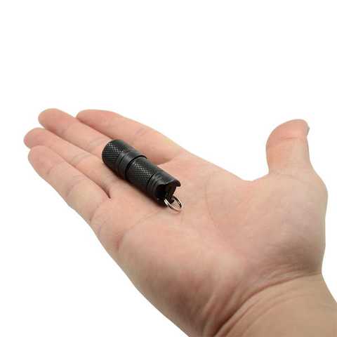 Portable Mini Keychain Flashlight Super Small LED Torch Light USB Rechargeable Pocket Lanterna Power by 10180 Battery ► Photo 1/6