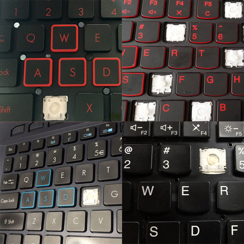 Replacement Keycap Key cap&Scissor Clip&Hinge For Samsung Acer Dell Asus Lenovo Toshiba HP HUAWEI XIAOMI MSI Gateway Keyboard ► Photo 1/6
