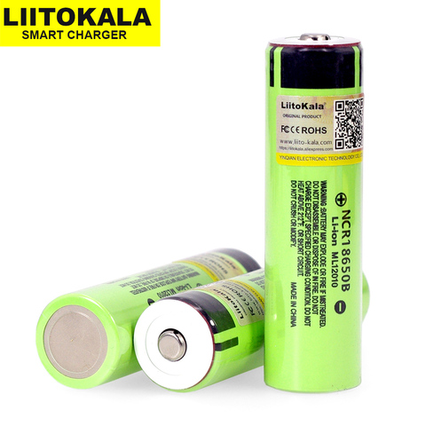 2022 Liitokala  Original NCR18650B 3.7V 3400mah 18650 rechargeable lithium battery Suitable for  flashlight battery (No PCB) ► Photo 1/3