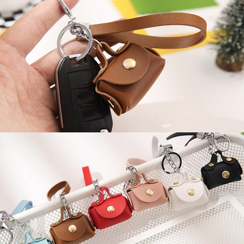 Cute Coin Purses Women's Bags Mini Portable Storage Bag Girls Small Earphone Box Soft Leather Housekeeper Keychain Wallet Pouch ► Photo 1/6