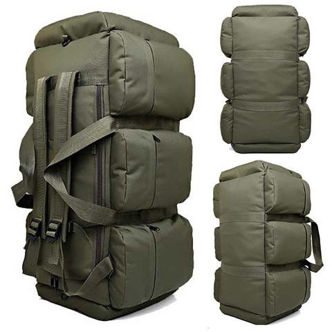 2022 New High Quality 90L Large Capacity Military Travel Bags Oxford/canvas Backpack Camouflage Duffel Bag Waterproof Backpack ► Photo 1/6