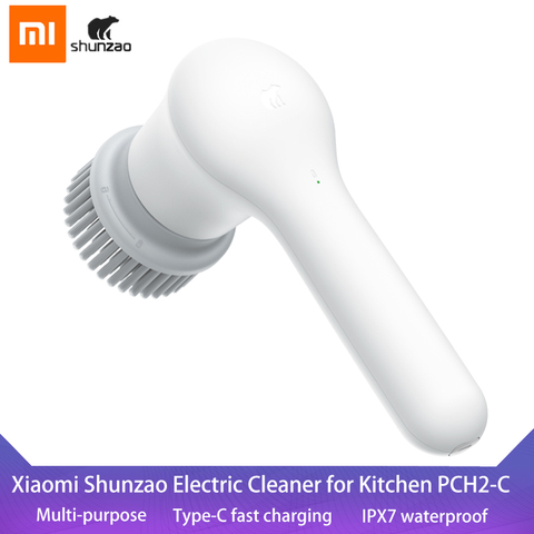 Xiaomi Shunzao Ipx7 Wireless Handheld Electric Cleaner Scrubber Cleaning Brush Tool Rechargeable For Car Home Kicthen Car Washer ► Photo 1/6