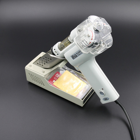 Free shipping S-998P  Double-Pump Soldering Iron  Electric Desoldering Gun Vacuum Pump Solder Sucker machine ► Photo 1/4